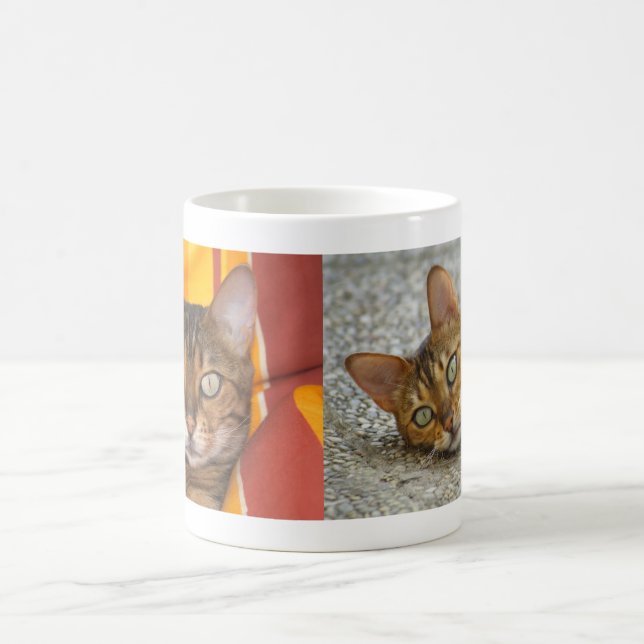 Beautiful Bengal Cat Coffee Mug (Center)
