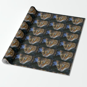 Beautiful Bengal Cat Wrapping Paper