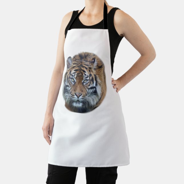 Beautiful Bengal Tiger Face Photo Apron (Insitu)