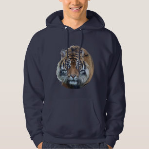 Beautiful Bengal Tiger Face Photo Hoodie
