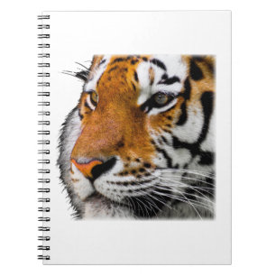 Beautiful Bengal Tiger Face Photo Notebook