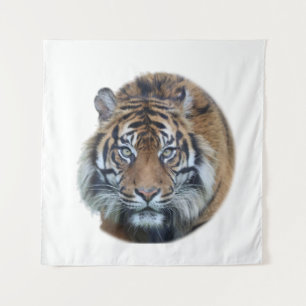Beautiful Bengal Tiger Face Photo Tapestry