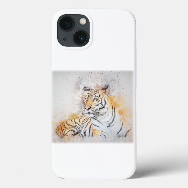 Beautiful Bengal Tiger Painting Case-Mate iPhone Case (Back)