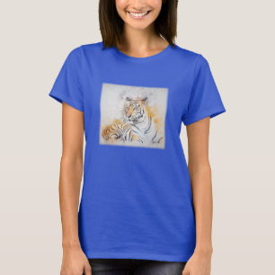 Beautiful Bengal Tiger Painting T-Shirt