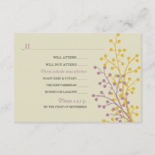 Beautiful Berries RSVP Cards