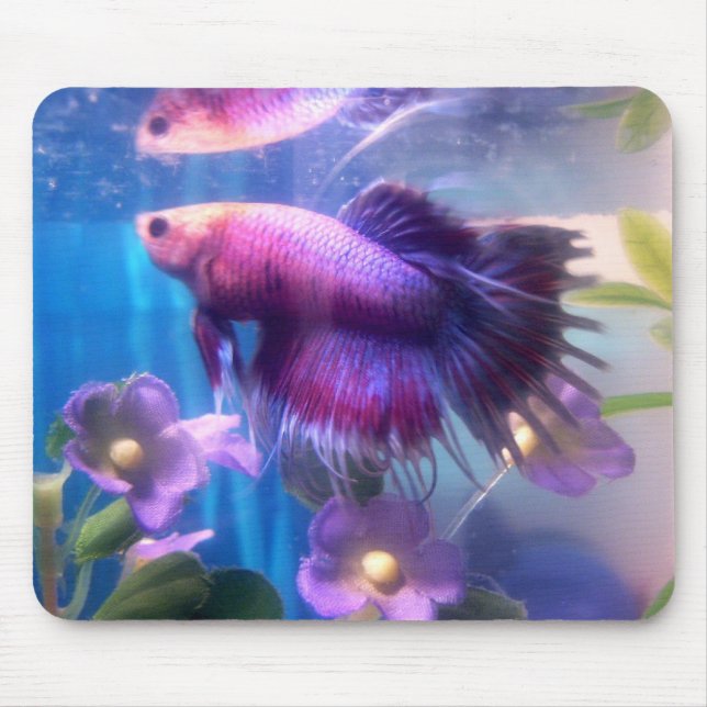 Beautiful Betta Mouse Pad (Front)