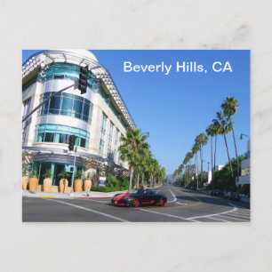 Beautiful Beverly Hills Postcard! Postcard
