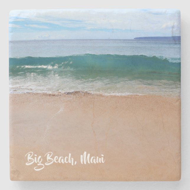 Beautiful Big Beach on Maui Coaster (Front)