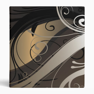 Beautiful Binder with Swirls