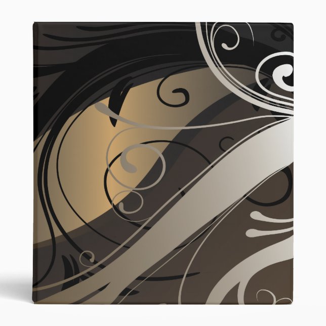 Beautiful Binder with Swirls (Front)