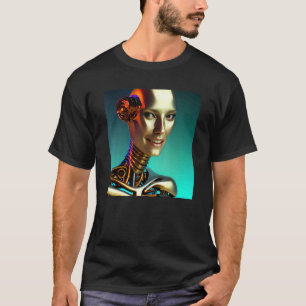 Beautiful Bio Mechanical Robot Dream Girlfriend C T-Shirt