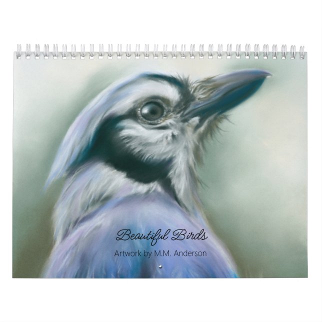 Beautiful Bird Art by MM Anderson Calendar (Cover)