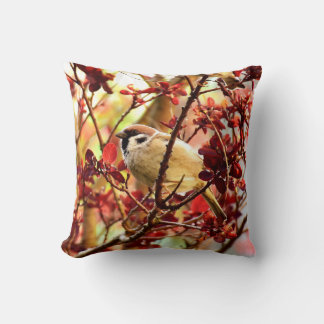 Beautiful Bird Pillow – Nature Inspired Decorative