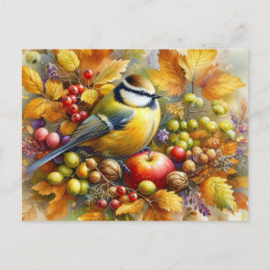Beautiful Birds Autumn Landscape 18 Postcard