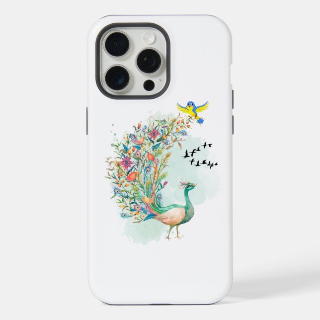 beautiful birds iPhone case (Back)