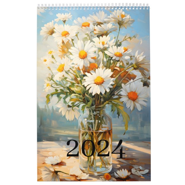Beautiful Birth Flowers Callendar Calendar (Cover)