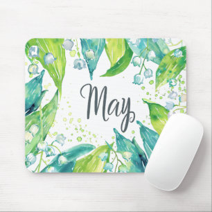 Beautiful Birth Month Flowers/May Mouse Pad