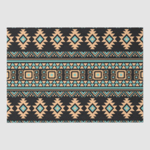 Beautiful black and pastel blue aztec tissue paper