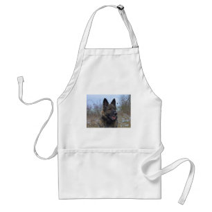 beautiful black and tan German Shepherd puppy Standard Apron