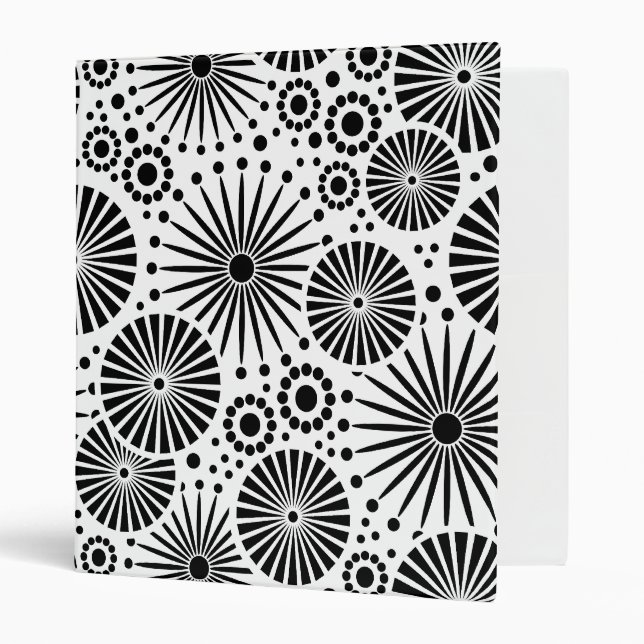 Beautiful black and white Binder (Front/Inside)