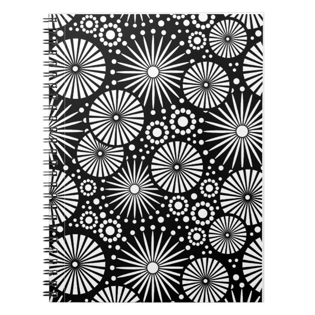Beautiful black and white Notebook (Front)