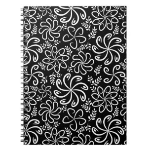 Beautiful black and white  Notebook