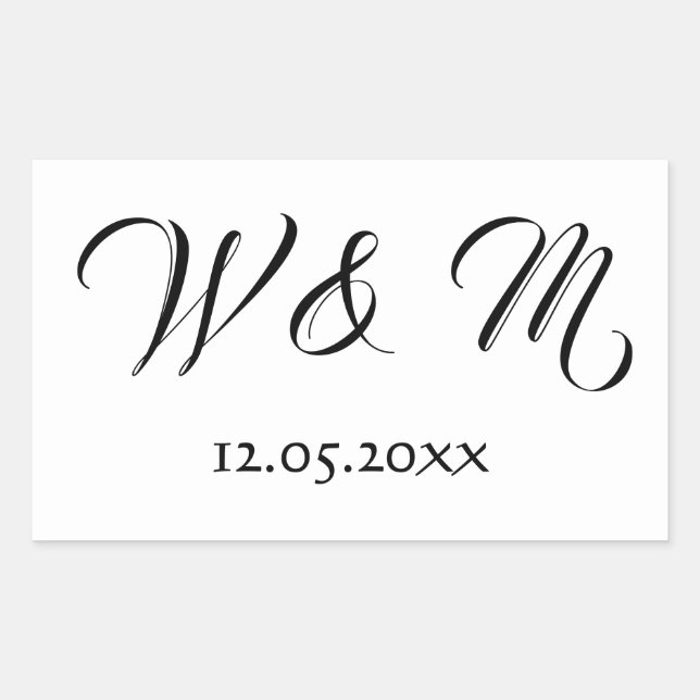 Beautiful Black and White Sticker (Front)