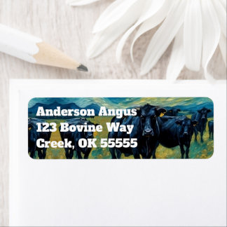 Beautiful Black Angus Cattle