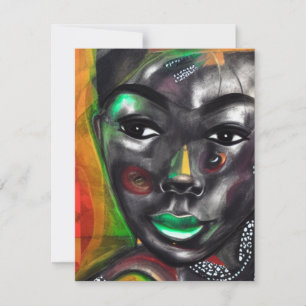 Beautiful Black Card