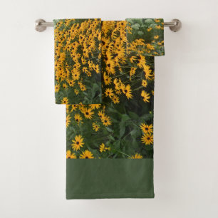 Beautiful Black-Eyed Susan Bath Towel Set