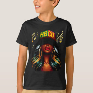 Beautiful Black Girl Hbcu  T-Shirt