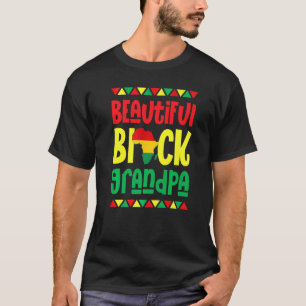 Beautiful Black Grandpa Black History Month Africa T-Shirt