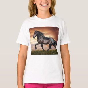 Beautiful Black Horse T-Shirt