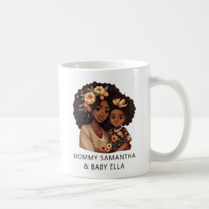 Beautiful Black Mom and Daughter (10) Coffee Mug