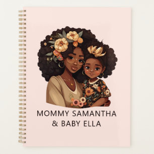 Beautiful Black Mom and Daughter (10) Planner
