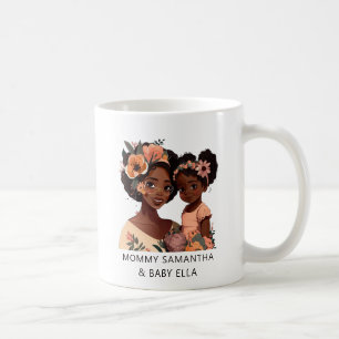 Beautiful Black Mom and Daughter (13) Coffee Mug