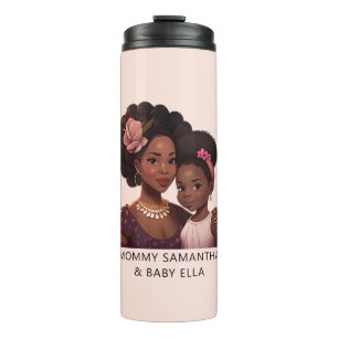 Beautiful Black Mom and Daughter (14) Thermal Tumbler