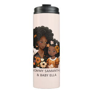 Beautiful Black Mom and Daughter (16) Thermal Tumbler