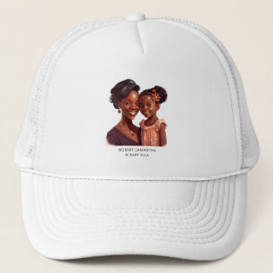 Beautiful Black Mom and Daughter (19) Trucker Hat