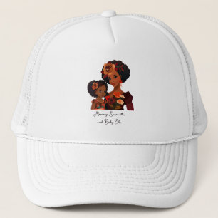 Beautiful Black Mom and Daughter (20) Trucker Hat