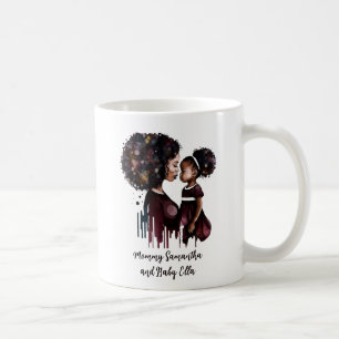 Beautiful Black Mom and Daughter (25) Coffee Mug