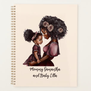Beautiful Black Mom and Daughter (28) Planner