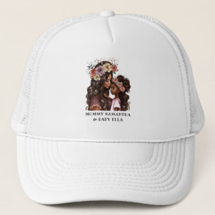 Beautiful Black Mom and Daughter (2) Trucker Hat