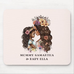 Beautiful Black Mom and Daughter (4) Mouse Pad
