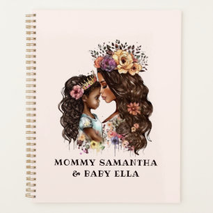 Beautiful Black Mom and Daughter (4) Planner