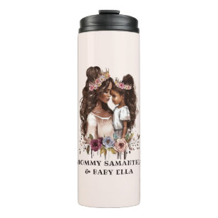 Beautiful Black Mom and Daughter (5) Thermal Tumbler