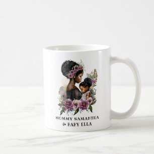 Beautiful Black Mom and Daughter (6) Coffee Mug