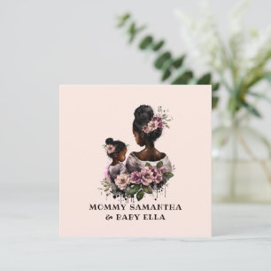 Beautiful Black Mom and Daughter (7)