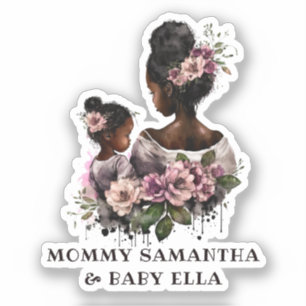Beautiful Black Mom and Daughter (7)