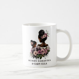 Beautiful Black Mom and Daughter (7) Coffee Mug